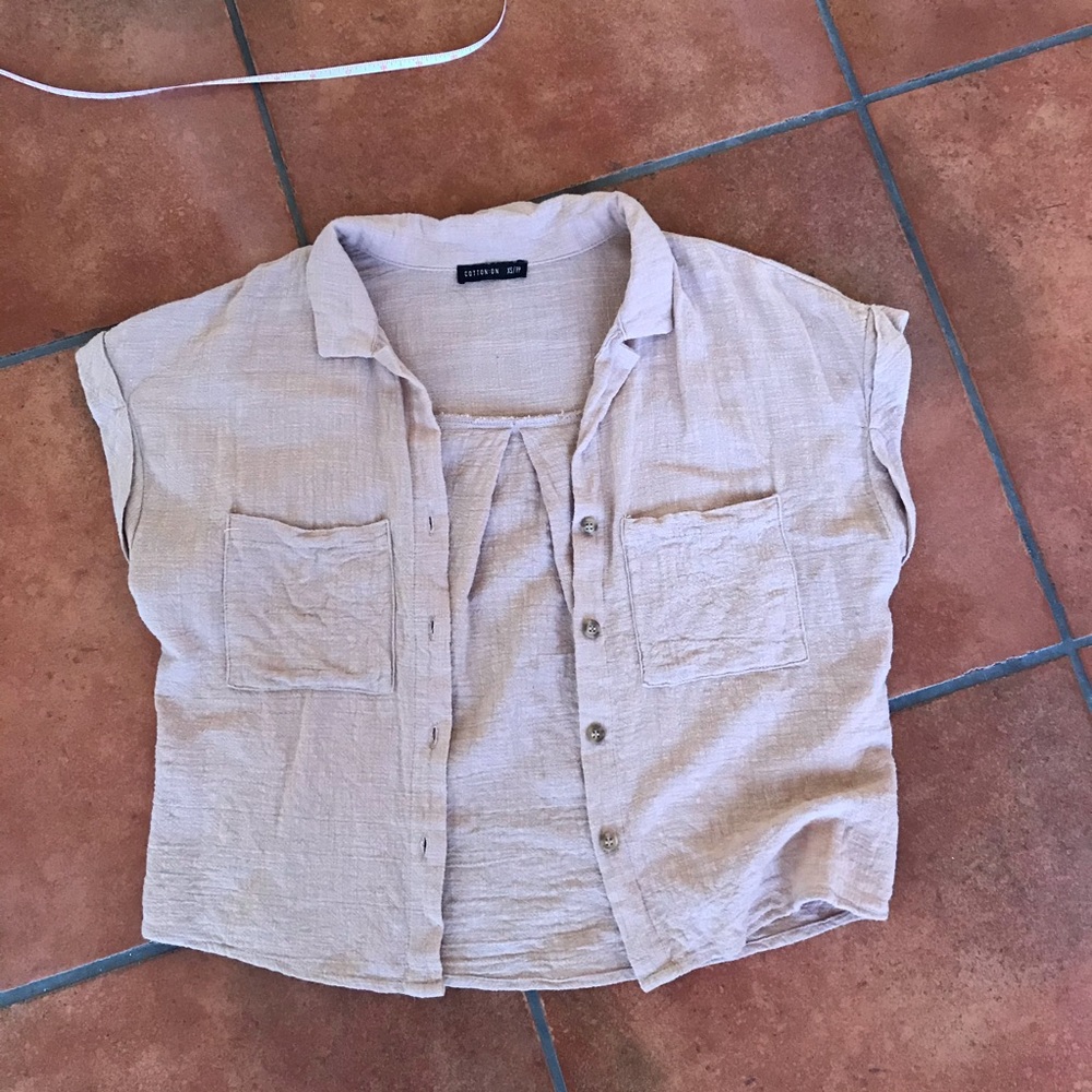 Dusty pink Cotton On blouse